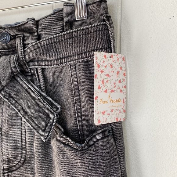 Free People Paper Bag Mini Skirt - Picture 3 of 10